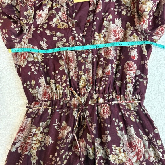 Ever New Purple Floral Long Sleeve Dress - Picture 10 of 14